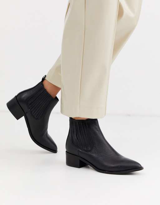 Low boots cheap western femme