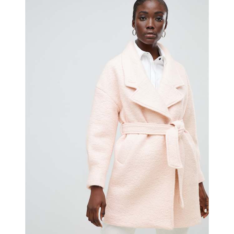 Selected femme on sale wrap wool coat