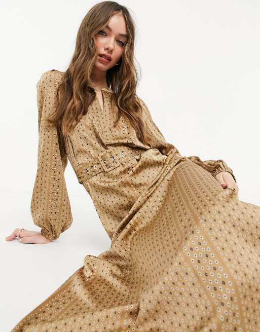 Vestito lungo in seta shop
