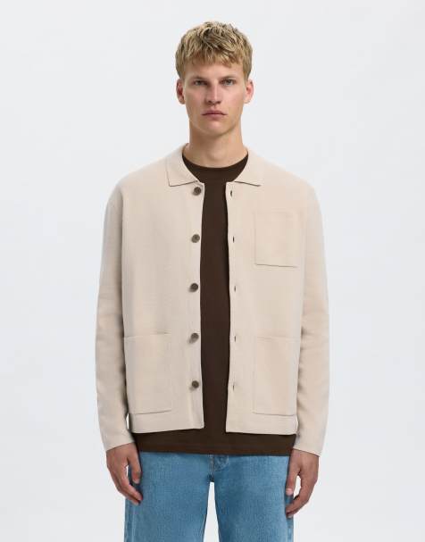 Selected - Gilet en maille - Grège - view 1