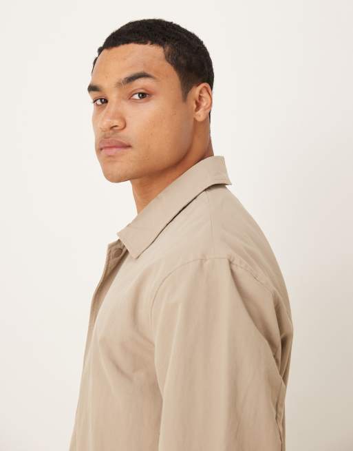 Selected – Gräddvit coach-jacka , 4 av 5