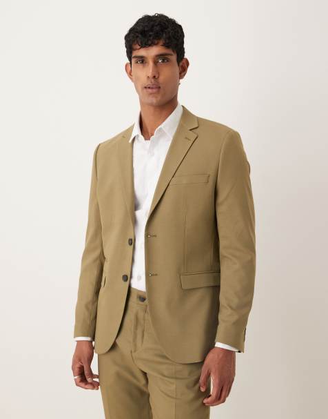 Selected - Grøn blazer i uldblanding i slim fit - view 1
