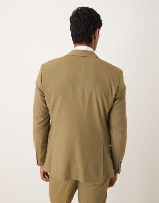 Selected – Grön kavaj i ylletyg och slim fit , 3 av 5