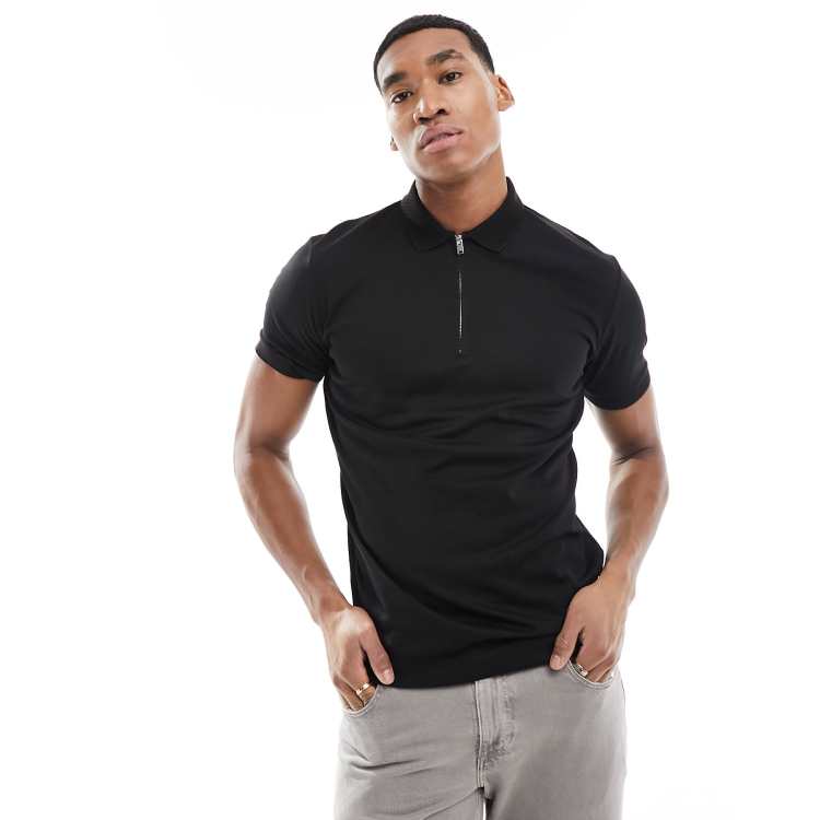 stein Polo Half Sleeve Shirt　黒 UltraClub 8445 Cool & Dry StainRelease Performance Polo