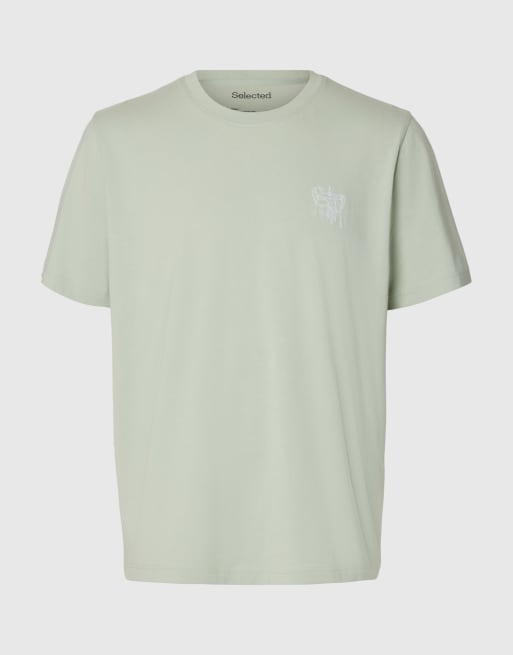 Selected - Havgrøn T-shirt, 6 af 6