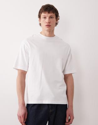Selected Heavyweight T-shirt In White