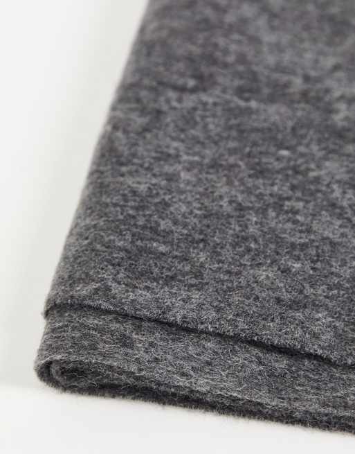 Selected Homme 100% wool scarf in gray