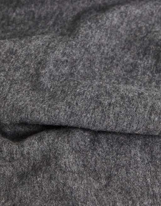 Selected Homme 100% wool scarf in gray