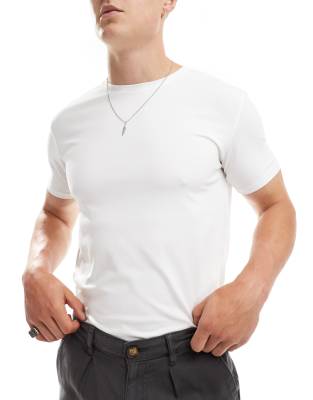 Selected Homme 3 Pack T-shirts In White
