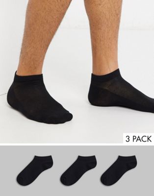 mens black trainer socks