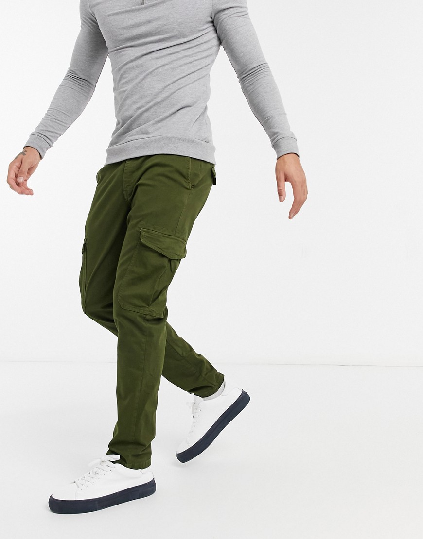 Selected Homme Aaron cargo pants-Green