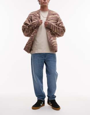 Selected Homme Aldu Relaxed Crop Jeans In Blue