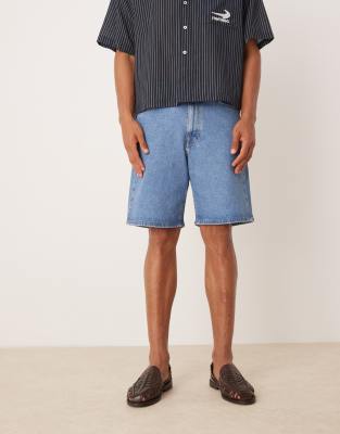 Selected Homme Alex Regular Fit Denim Shorts In Blue