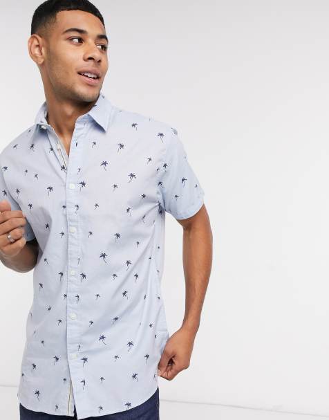 Selected Homme angles slim short sleeve shirt - view 1