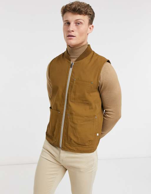 Selected Homme baker cotton gilet | ASOS