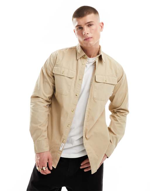Surchemise beige homme hotsell