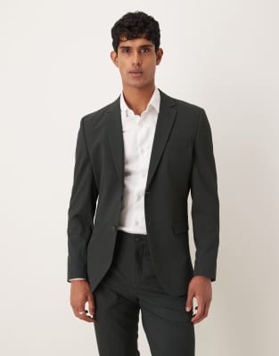 Selected Homme Giacca da abito 16087870 Verde Slim Fit