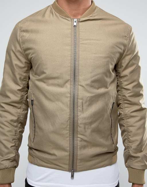 Selected Homme Bomber Jacket with Two Way Zip