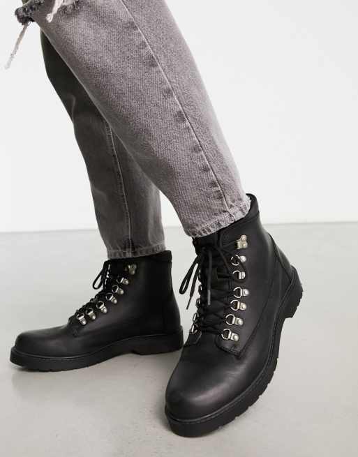 Boots discount lacets homme