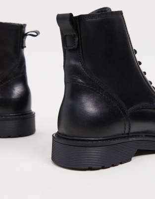 bottine à lacet noir homme