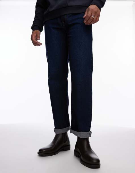 Selected Homme – Braune Chelsea-Stiefel aus Leder - view 1