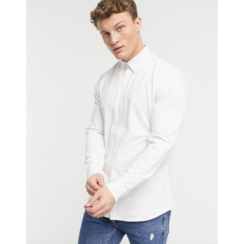 Camicie Camicie tinta unita Selected Homme - Camicia in jersey bianca