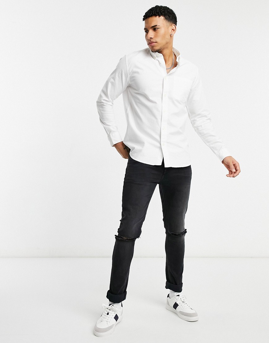 Camicia Oxford bianca-Nero - Selected Homme Camicia donna  - immagine3
