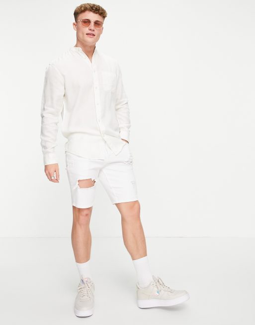 Selected Homme - Chemise à manches longues coupe slim - Pastel, 4 de 4