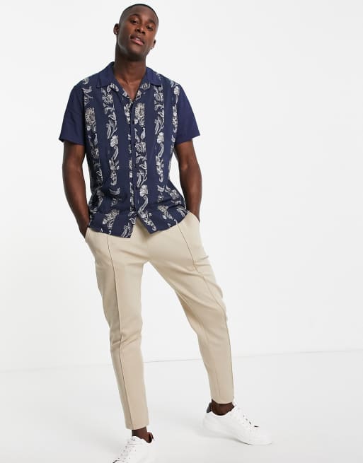 Chemise homme rayures online horizontales