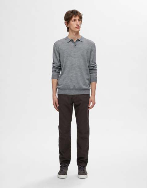Selected Homme - Chino color cioccolato - view 1