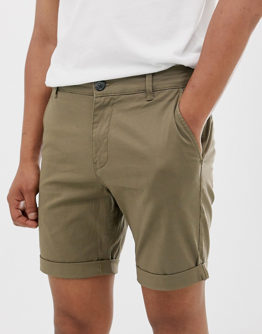 Selected Homme - Chino corti in cotone biologico-Beige