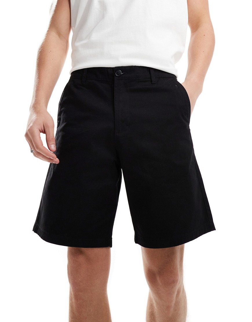 Selected Homme chino shorts in black