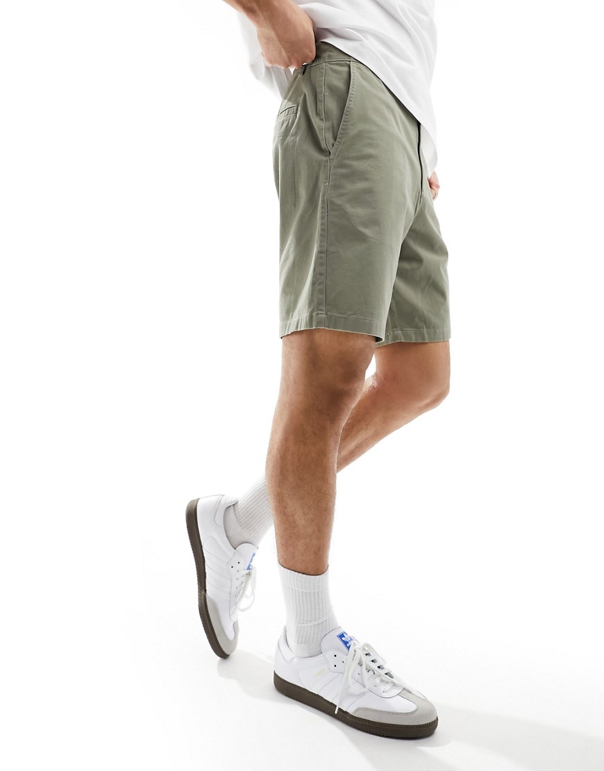 Selected Homme chino shorts in green