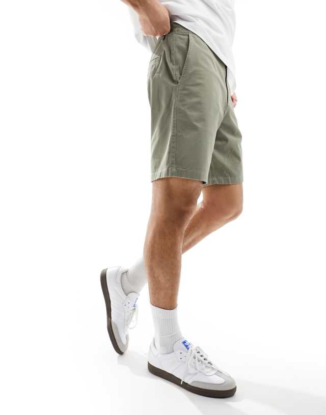 Selected Homme - chino shorts in green