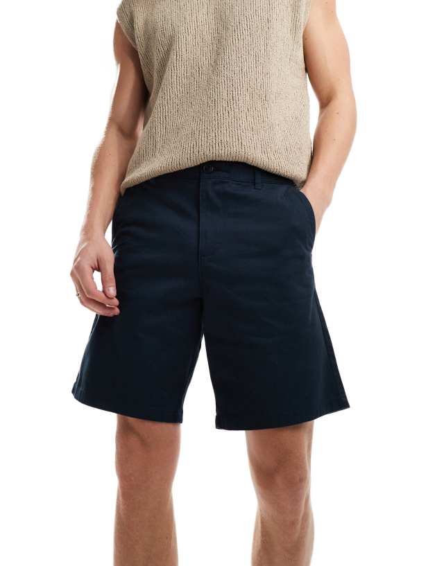 Selected Homme - chino shorts in navy