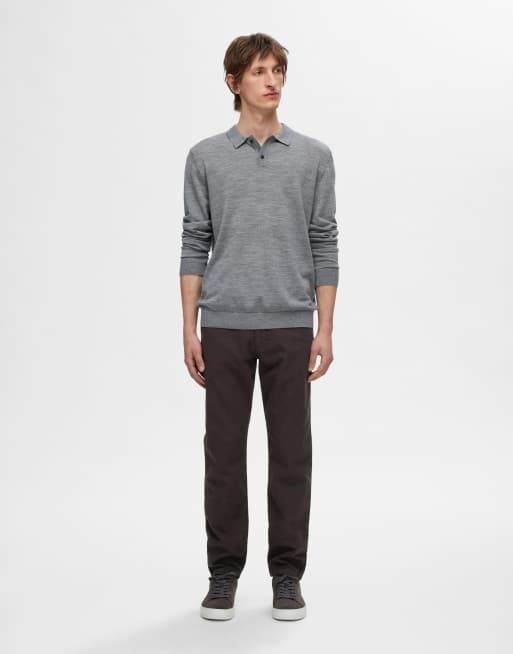 Selected Homme - Chino's in chocoladetaart
