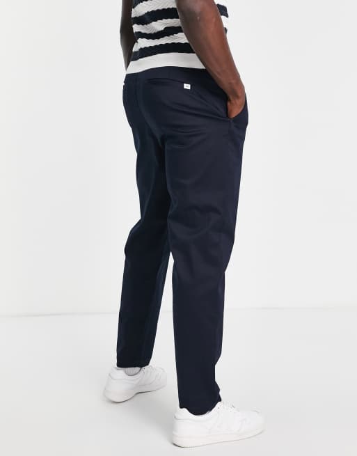 Selected Homme chinos in slim tapered fit in navy