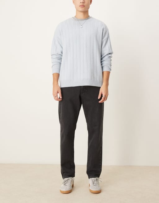 Selected Homme – Cole – Zwężane czarne jeansy o regularnym kroju