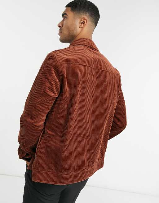 Burnt orange hot sale cord jacket