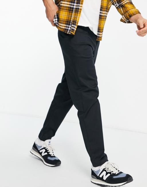 Pantalon chino best sale noir homme