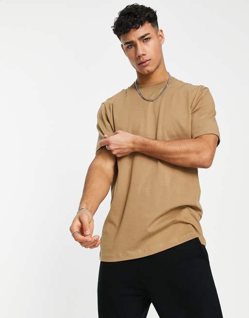 Tan t sales shirt outfit