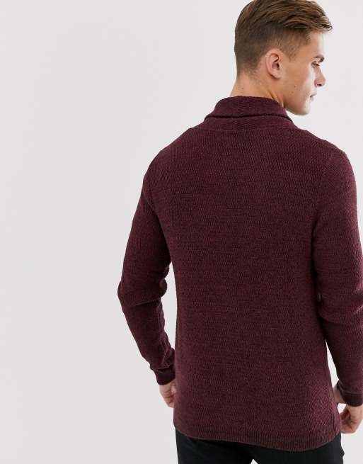 Cardigan bordeaux homme new arrivals