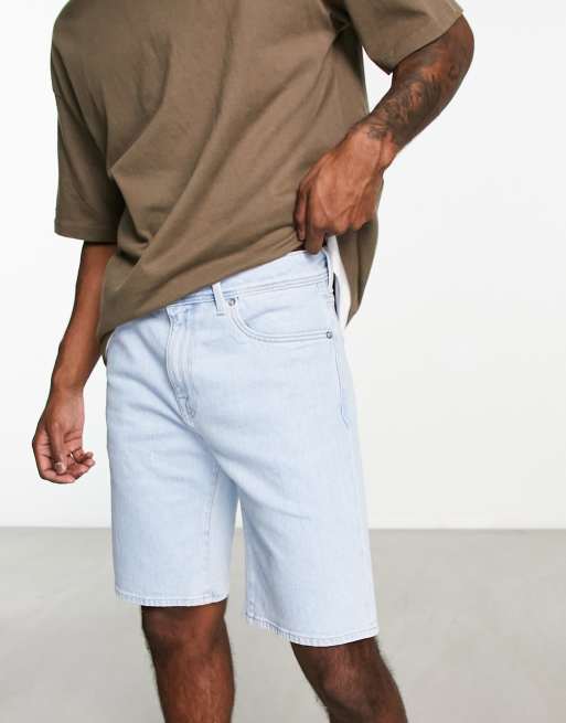 Selected homme hot sale denim shorts