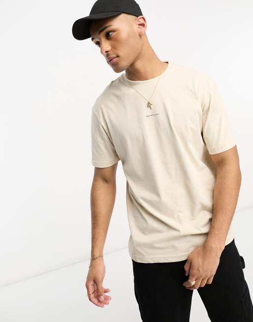 T shirt on sale homme beige