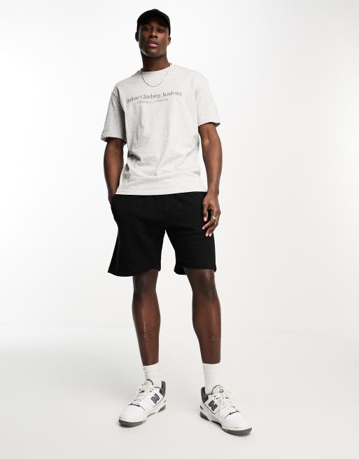 Selected Homme cotton mix oversized T shirt with outdoor back