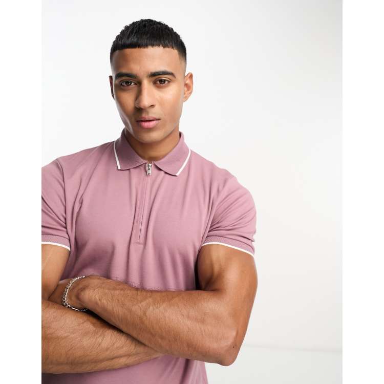 Dusty pink hotsell polo shirt