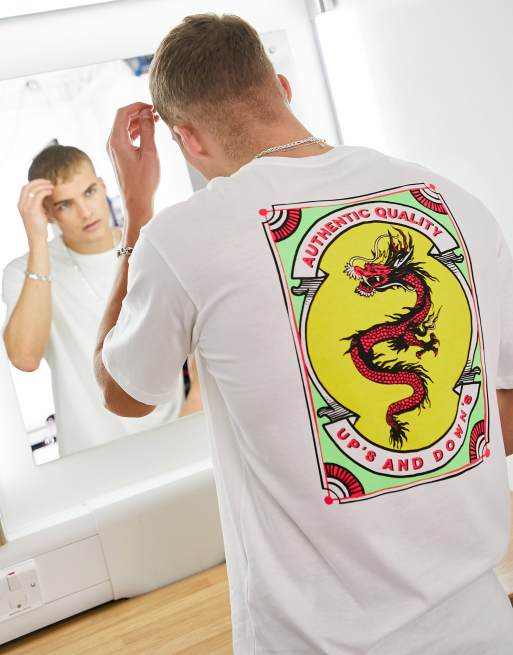 T shirt best sale dragon homme