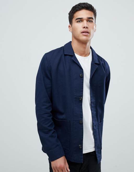 Selected homme twill on sale jacket