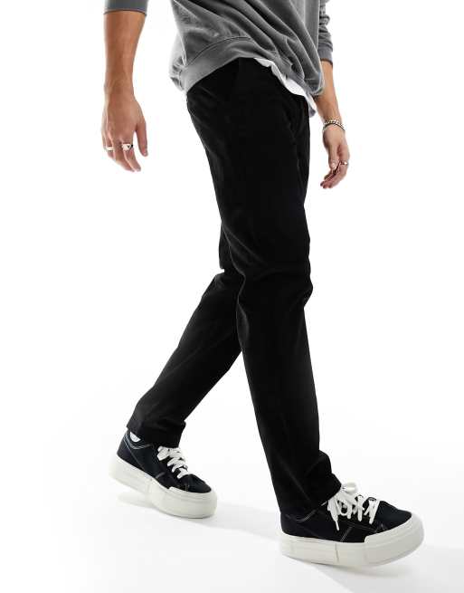 Selected Homme – Czarne luźne spodnie sztruksowe, 4 z 5