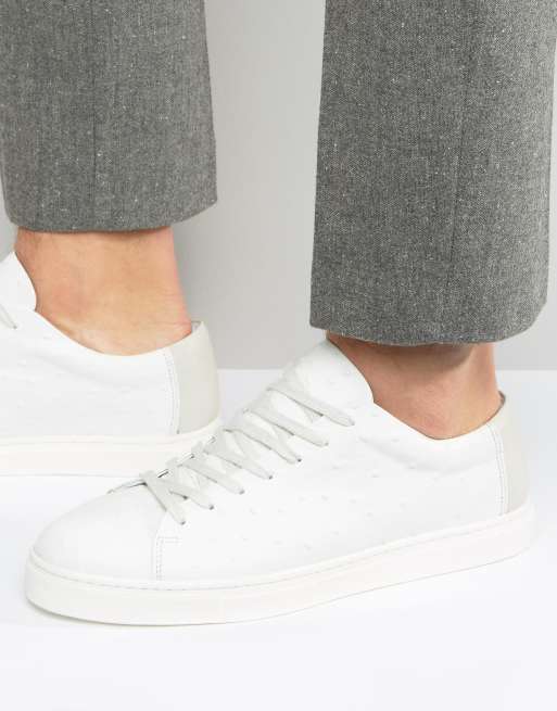 Selected Homme David Leather Trainers ASOS